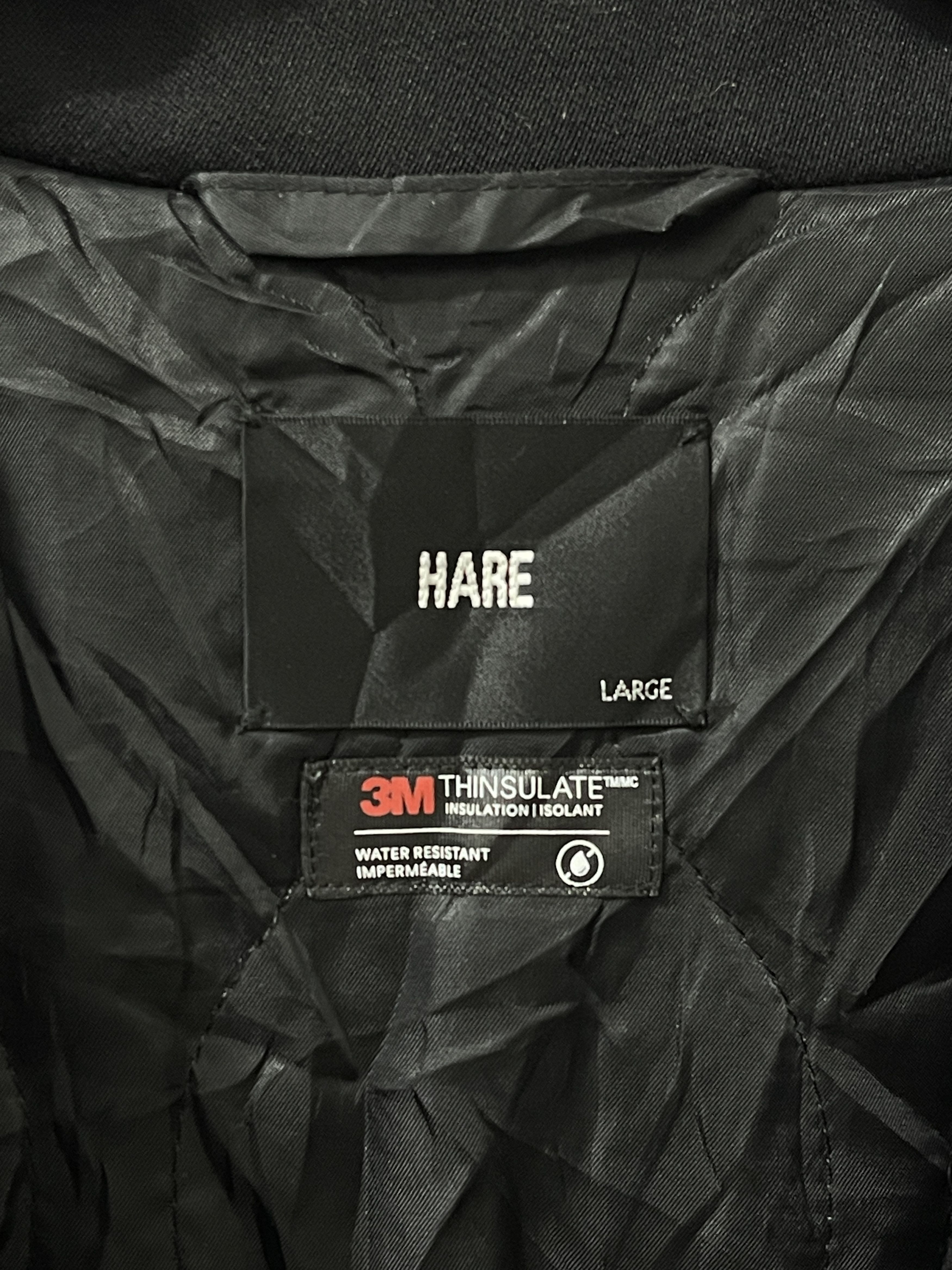 HARE 2000s Hare japanese archive rare black work jacket Size US L / EU 52-54 / 3 - 3 Thumbnail