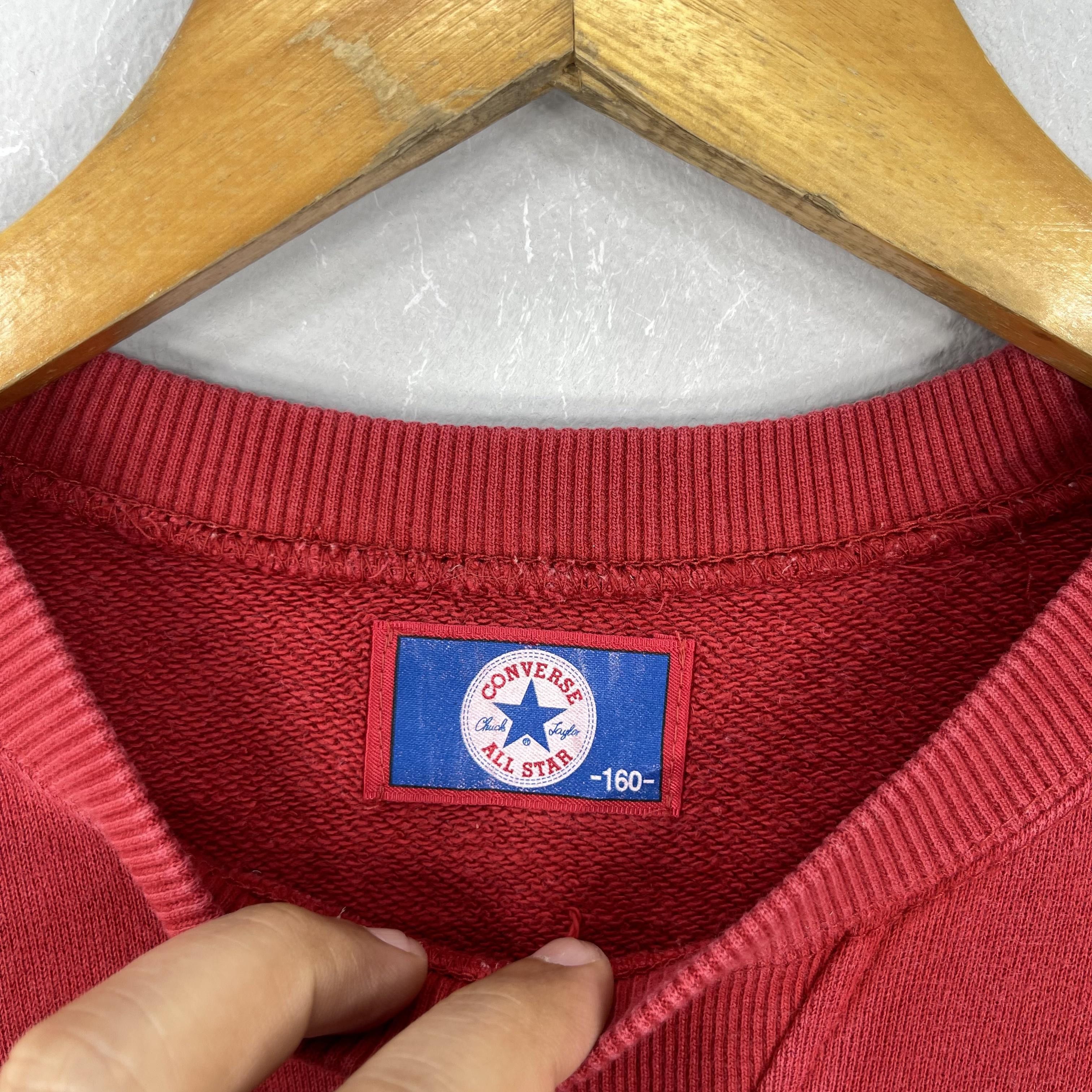 Converse Vintage Y2K CONVERSE Spellout Embroidery Sweatshirt Size US M / EU 48-50 / 2 - 4 Thumbnail