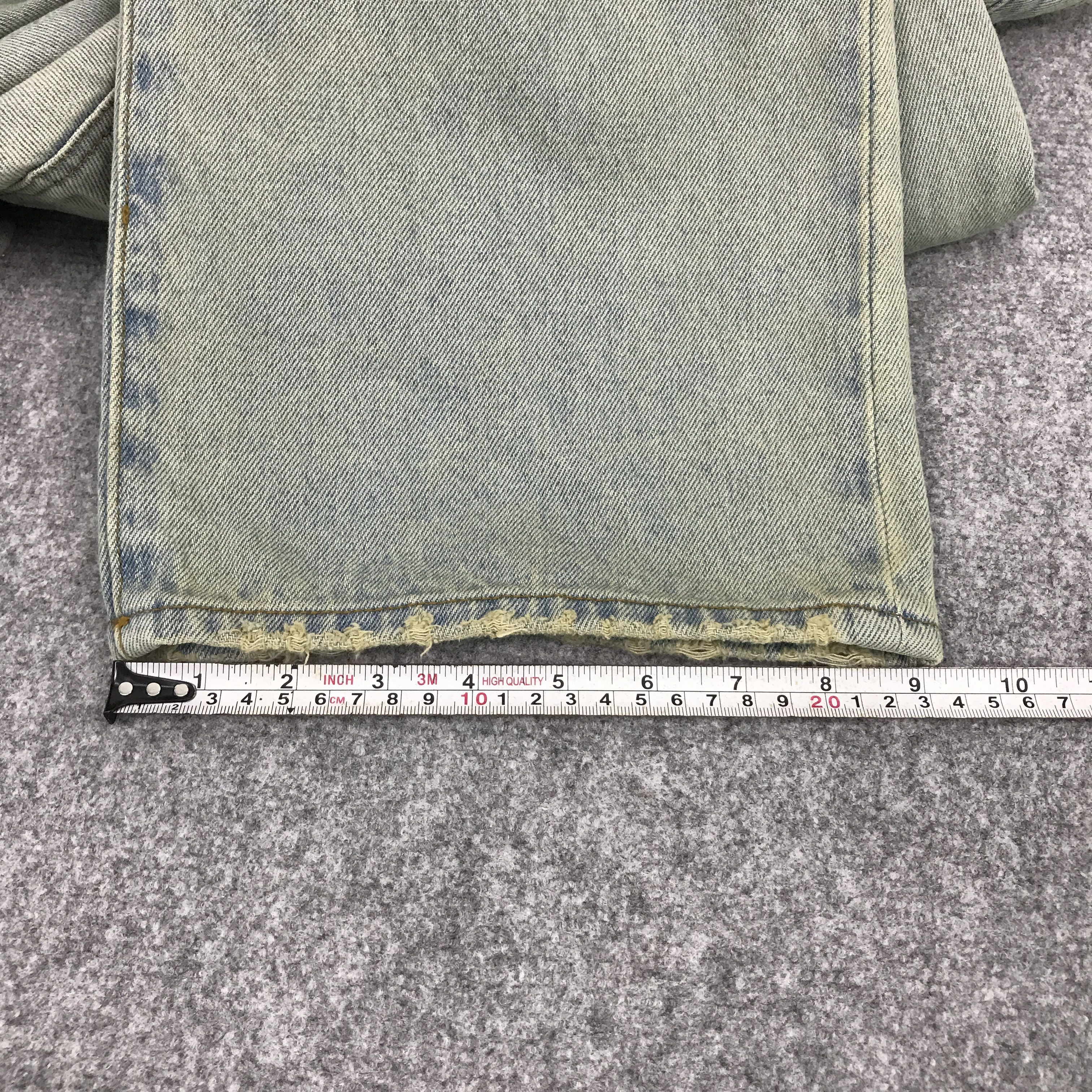 Japanese Brand BAGGY THE STANDARD RIPPED DISTRESSED DENIM PANTS Size US 29 - 11 Thumbnail