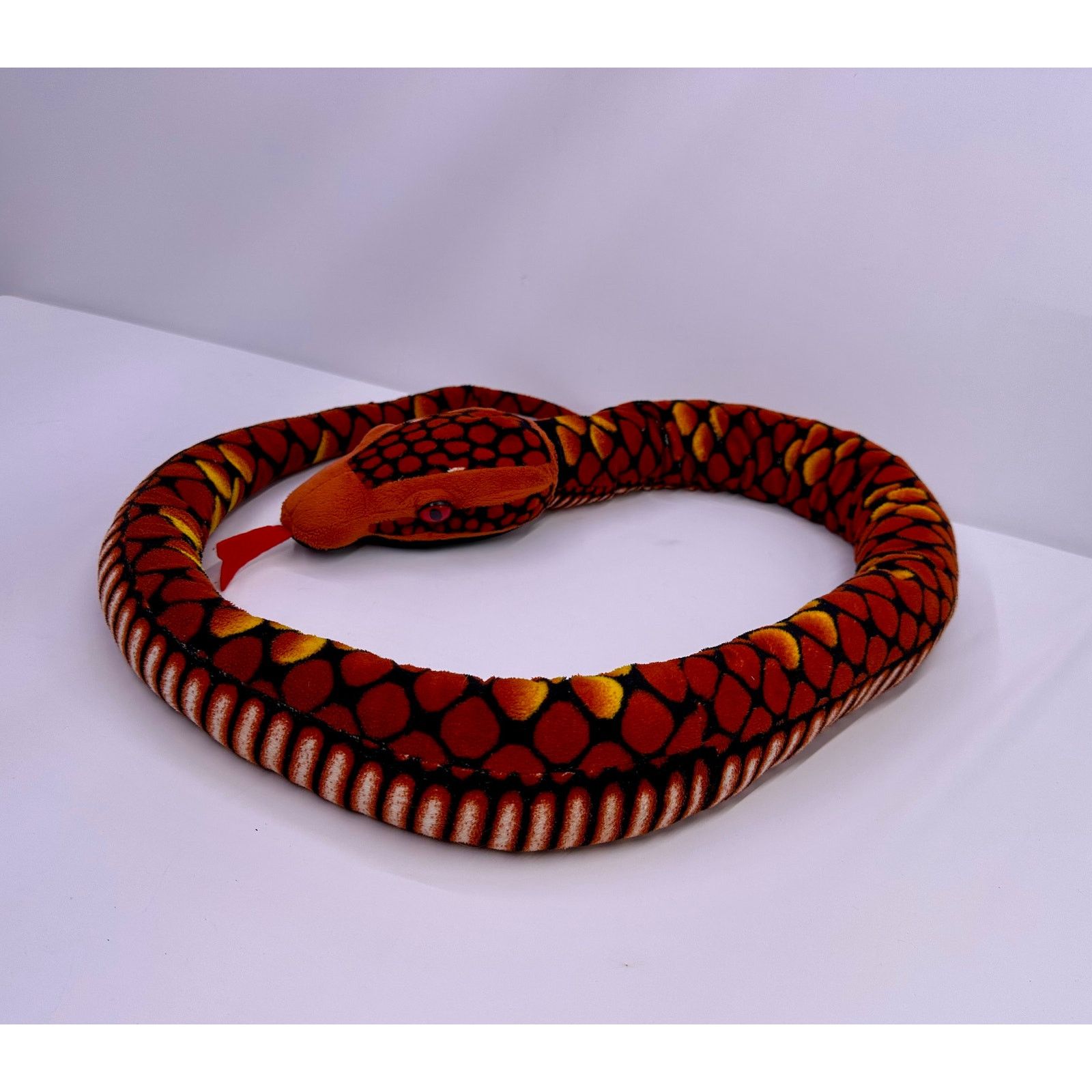 & Other Stories Animal Planet Red With Black 67”long Plush Snake Size ONE SIZE - 1 Thumbnail