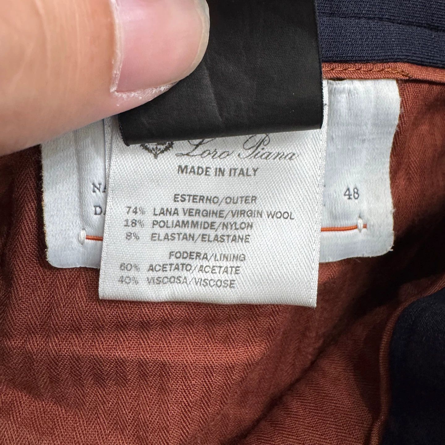 Loro Piana Loro Piana Cotton-Wool Casual Trousers 48 98 New Size US 32 / EU 48 - 4 Thumbnail
