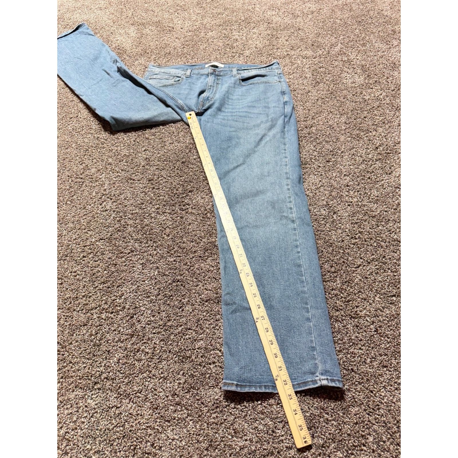 Levi's Levi's Jeans Relaxed 36 Blue Denim 36x32 Straight Flex Stretch Men Regular Size Levi's 500 Series Jeans Mens Blue 5-Pocket Design Size US 36 / EU 52 - 6 Thumbnail