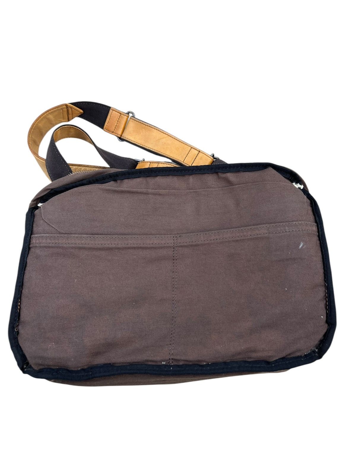 Leather LINK-KU Japan Stains Patina Horse Leather Messenger Bag Size ONE SIZE - 23 Thumbnail