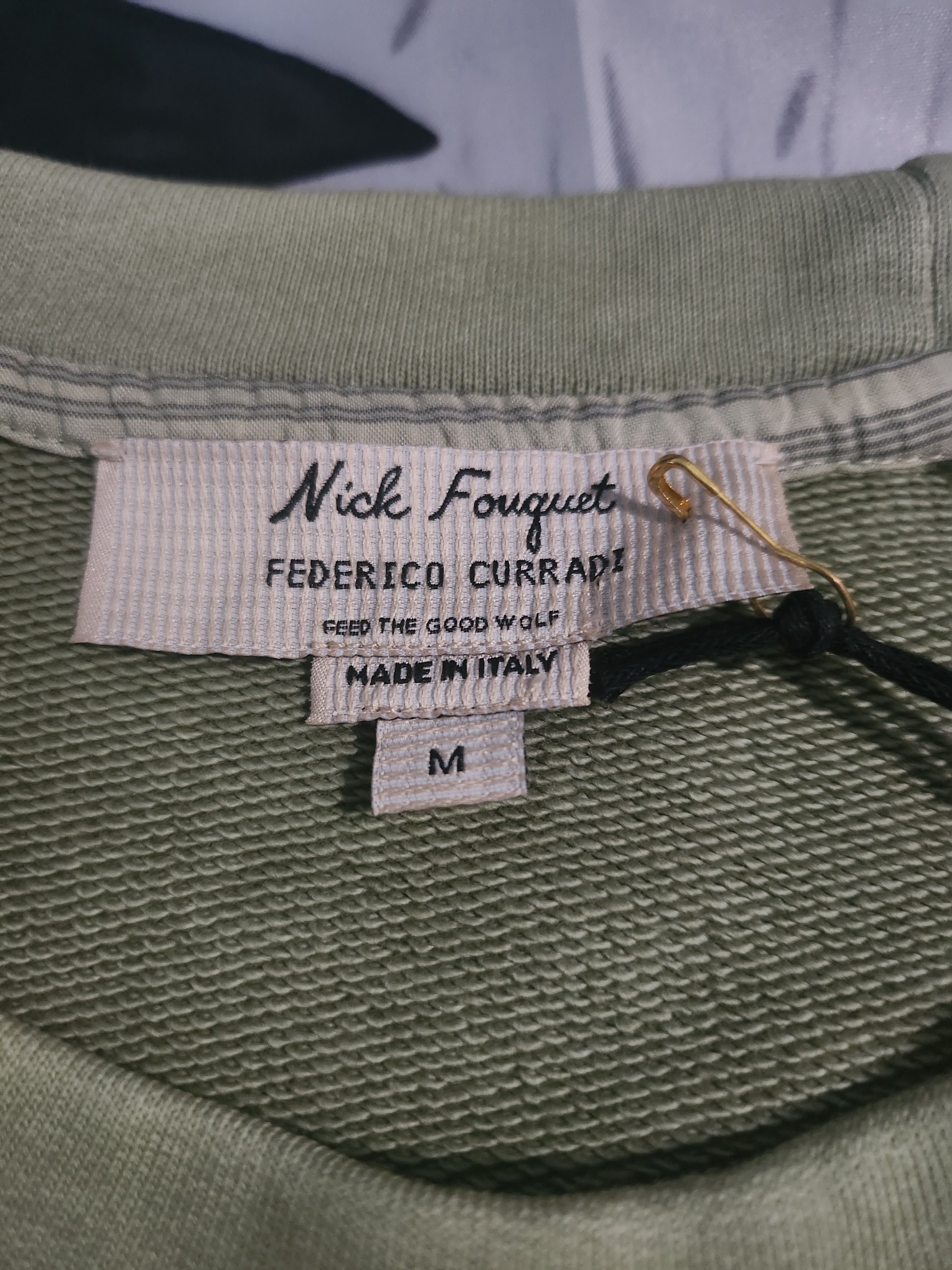 Nick Fouquet x Federico Curradi Garment Dyed Crewneck Size US M / EU 48-50 / 2 - 4 Thumbnail