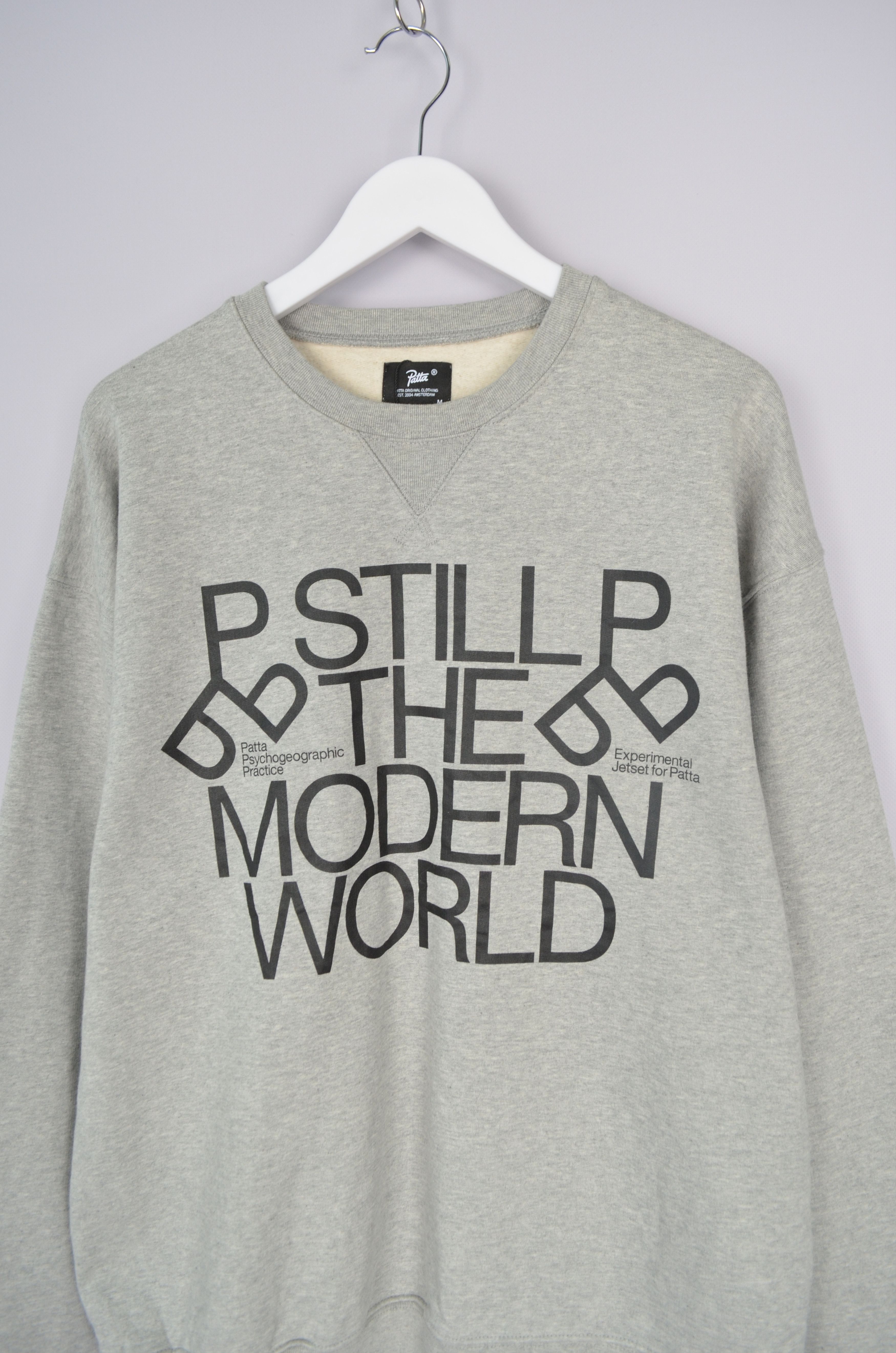 Designer × Patta Patta x Experimental Jetset Crewneck Sweatshirt Grey Size M Size US M / EU 48-50 / 2 - 3 Thumbnail