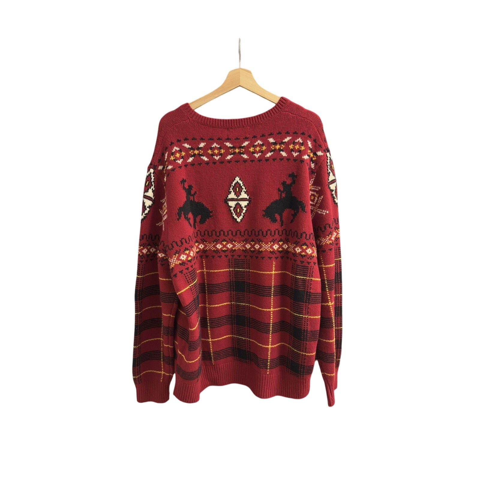 Polo Ralph Lauren Polo Ralph Lauren Western-Inspired Fair Isle Sweater Size US XXL / EU 58 / 5 - 3 Thumbnail