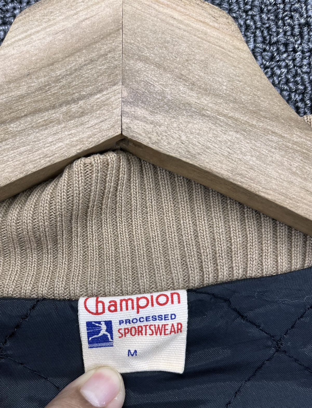 Champion Vintage Champion Trashed Sun Faded Varsity Jacket Size US M / EU 48-50 / 2 - 7 Thumbnail