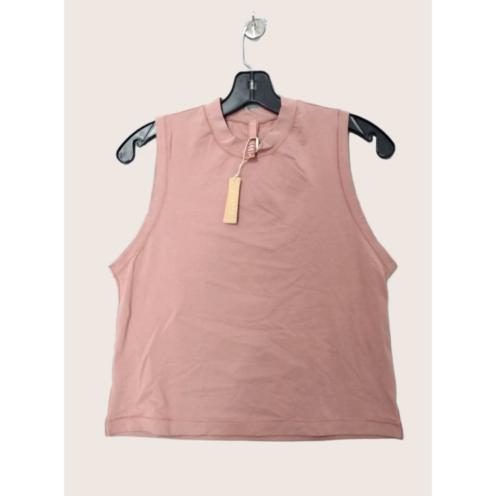 SKIMS Skims Sleeveless Cotton Mock Neck Tank Top Rose Clay 2X AP-TNK-0268 Size XXL / US 16-18 / IT 52-54 - 1 Thumbnail