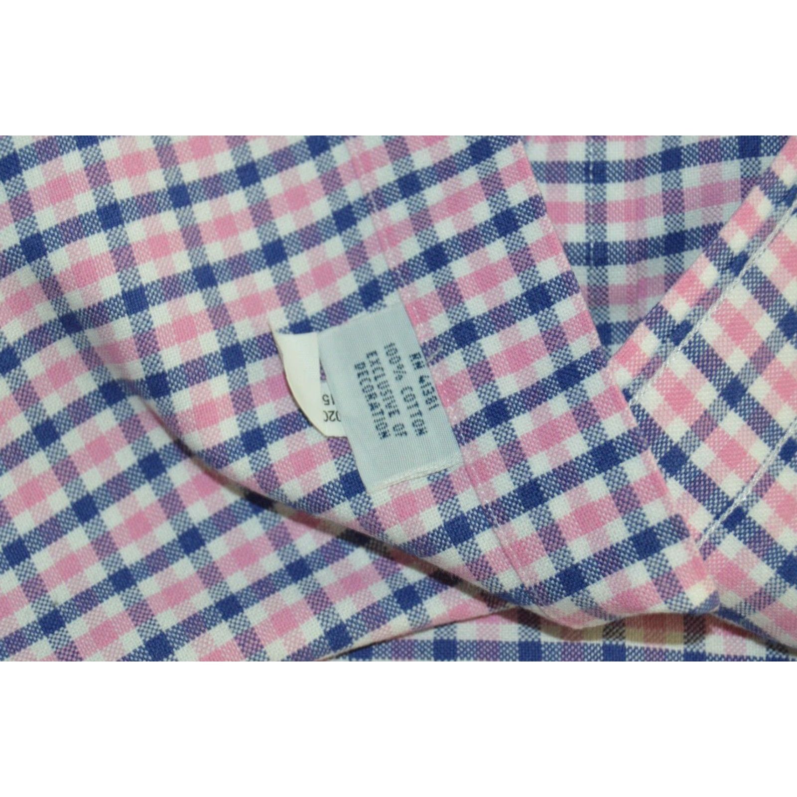 Polo Ralph Lauren Polo Ralph Lauren Shirt Polo Ralph Lauren Pink Plaid Cotton Large L/S Button-Up Oxford Shirt Mens Size US L / EU 52-54 / 3 - 5 Thumbnail
