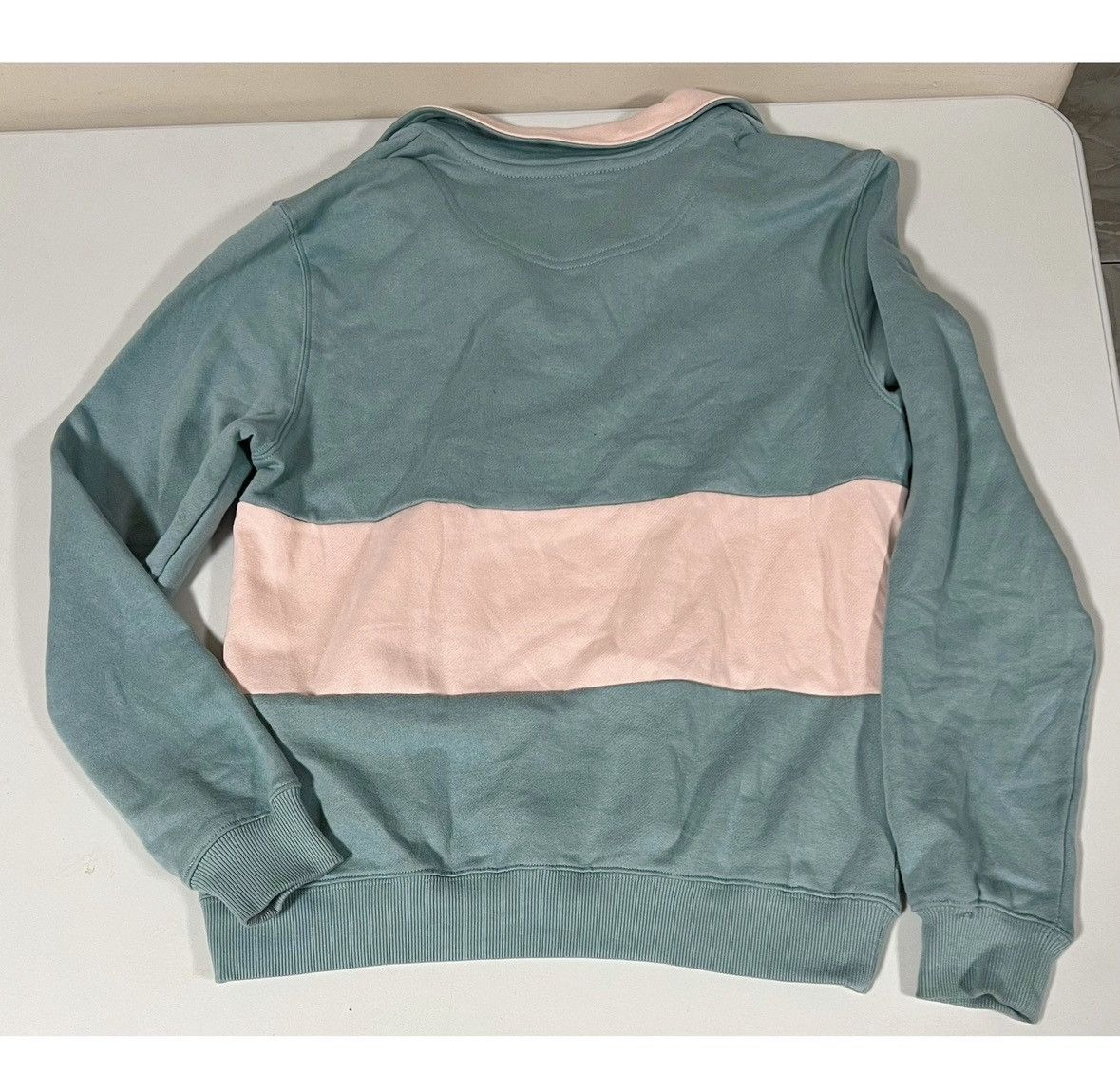 Jean Charles De Castelbajac Charles River Apparel ‘NY States’ Quarter-Zip Sweatshirt XS🩵 Size XS / US 0-2 / IT 36-38 - 4 Thumbnail