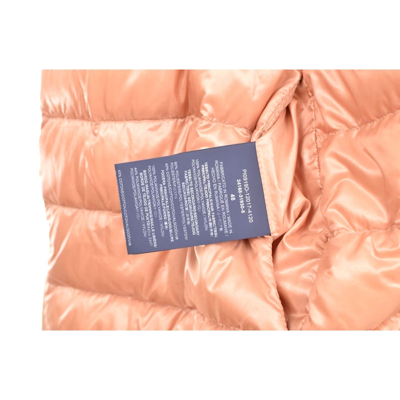 Herno DDP HERNO Women’s Short Sleeve Woven Jacket Down Puffer PI0919D EU 48 Pink Jacket Womens Down Puffer Size 34" / US 12 / IT 48 - 6 Thumbnail
