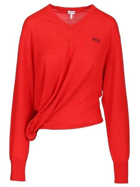 Loewe Loewe Draped Crewneck Knitwear tag size M Women - USA Duties Paid Size M / US 6-8 / IT 42-44 - 1 Thumbnail