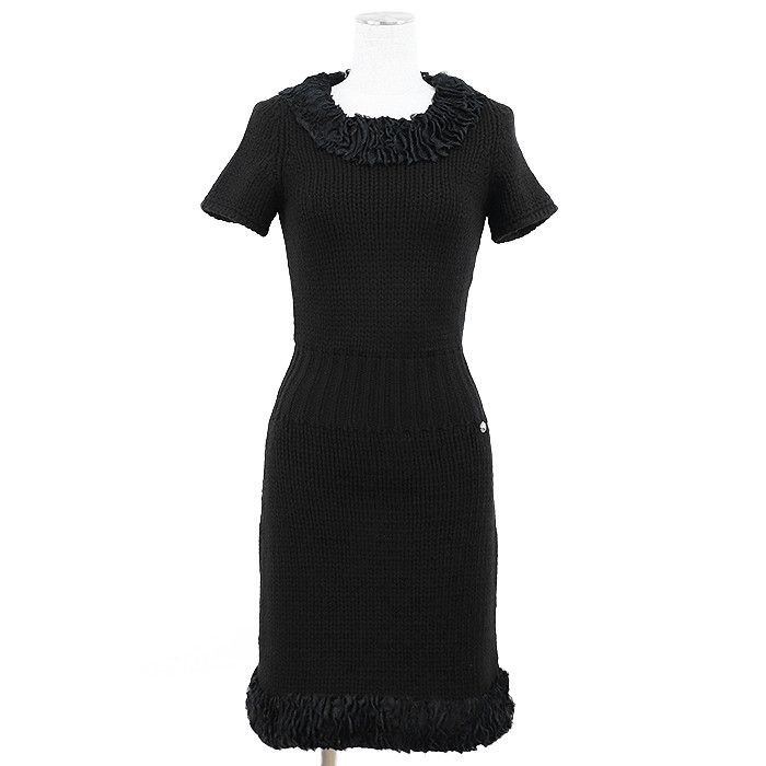 Chanel Chanel Chanel 08A P34482 Cashmere Knit Dress Others Dresses 08A P34482 DUTY FREE for USA Size ONE SIZE - 1 Thumbnail