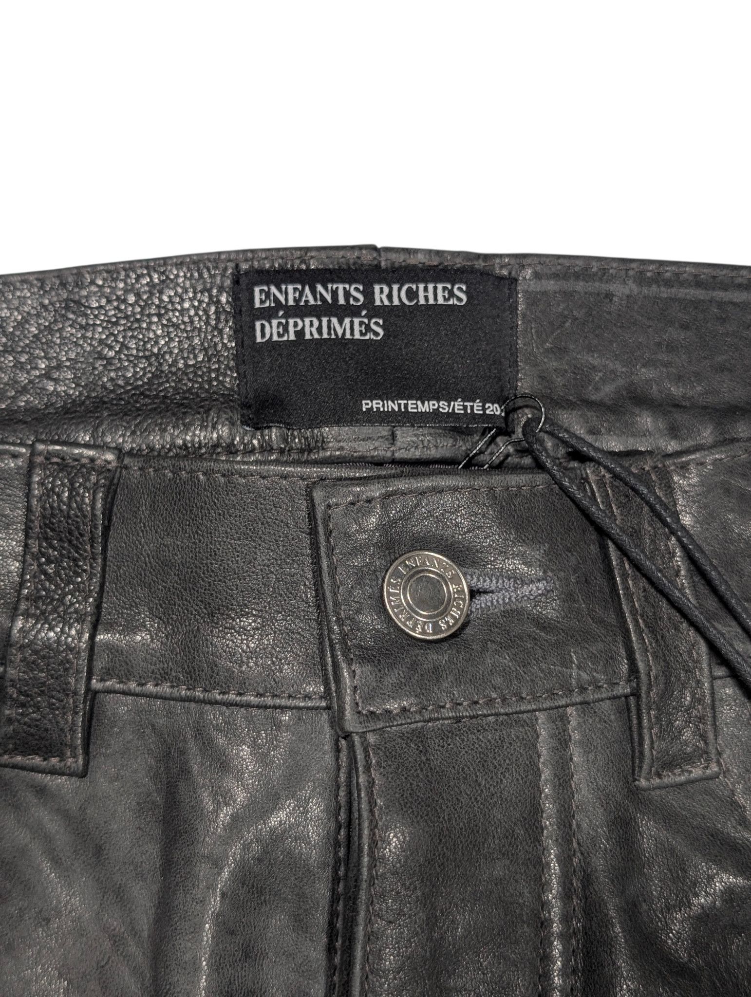 Enfants Riches Deprimes Leather Double Knee Carpenter Pants Size US 30 / EU 46 - 4 Thumbnail