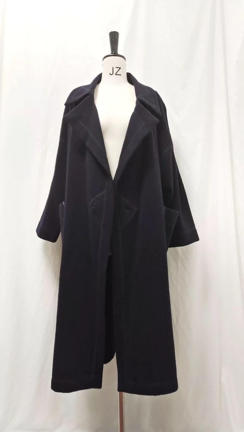 Issey Miyake Issey Miyake size:one size Classic silhouette wool coat Size XS / US 0-2 / IT 36-38 - 2 Thumbnail