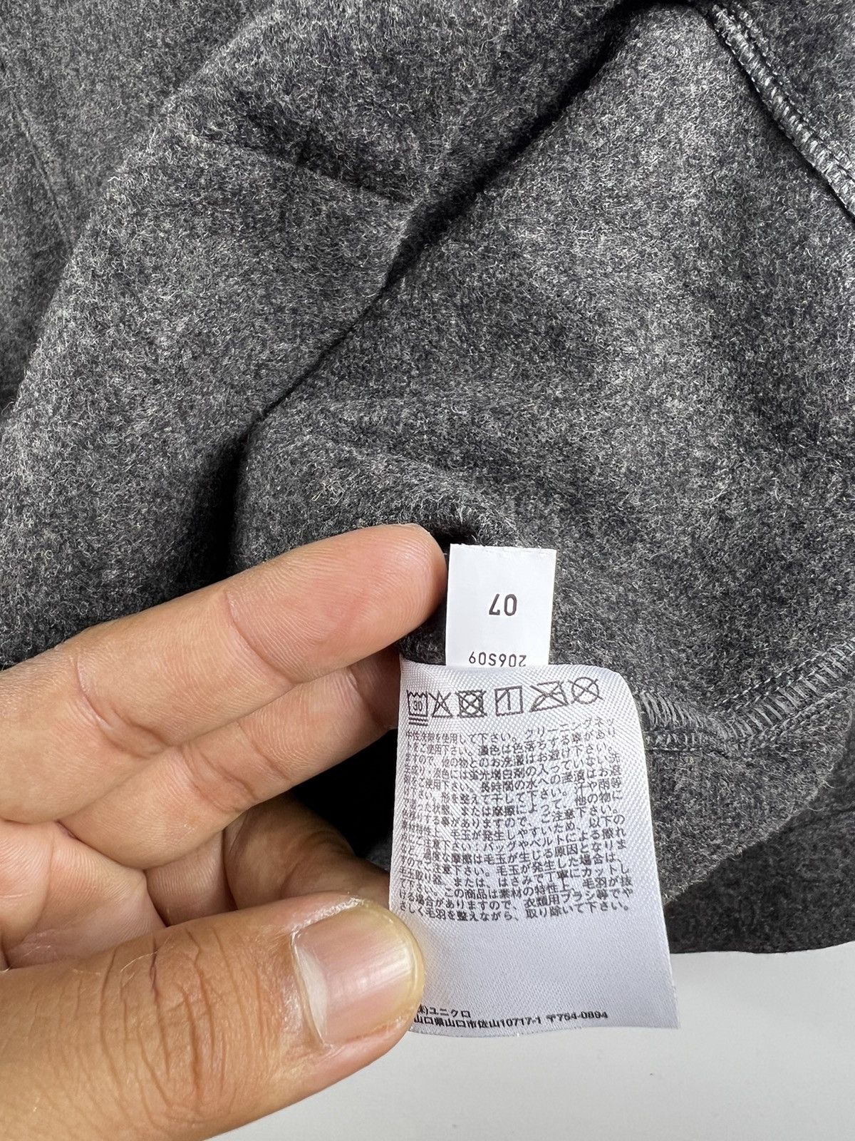 Christophe Lemaire × Japanese Brand × Uniqlo 🔥 UNIQLO U CHRISTOPHE LEMAIRE WOOL WORKSHIRT - XL Size US L / EU 52-54 / 3 - 7 Thumbnail