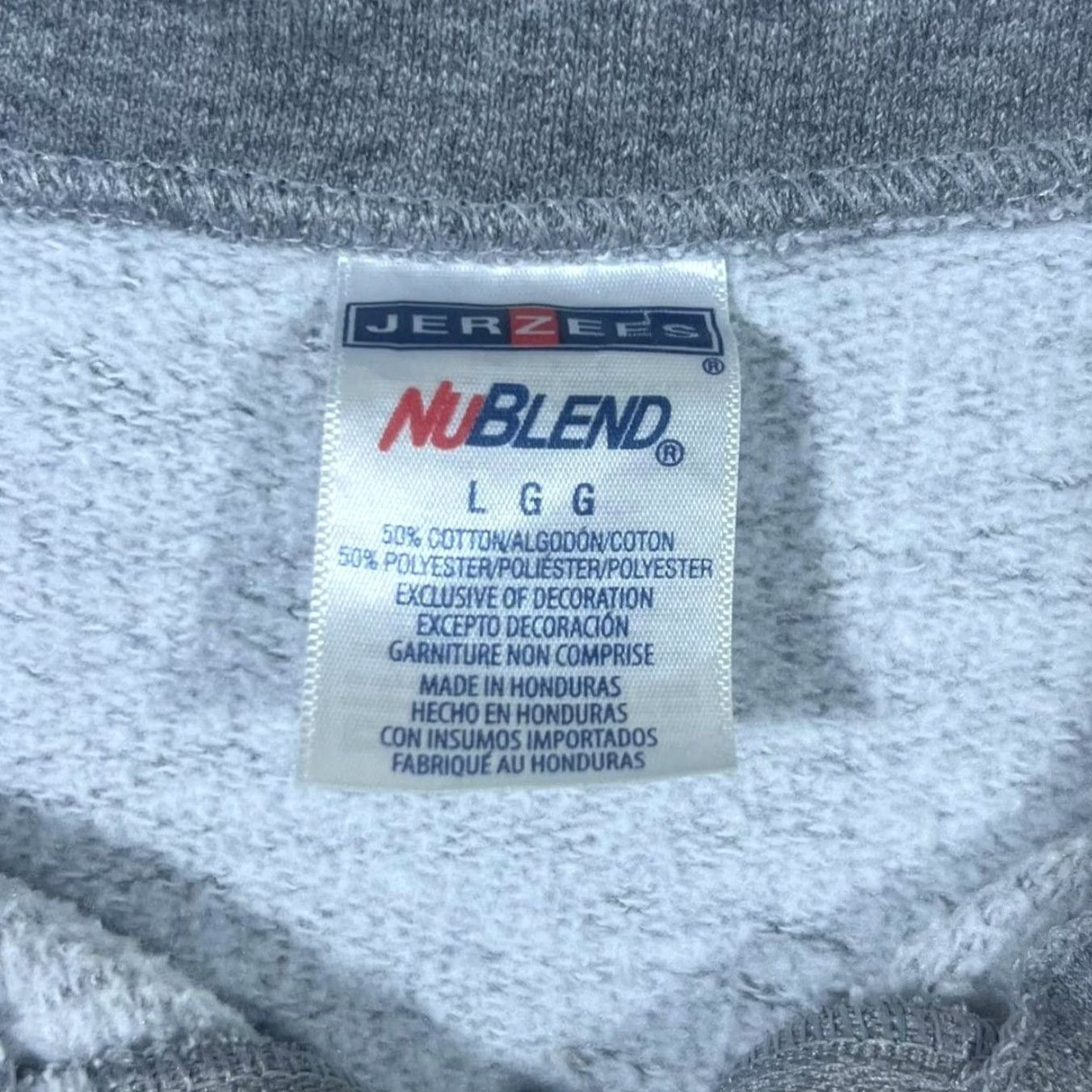 Jerzees Jerzees Brock University Embroidered Grey 1/4 Zip Pullover Sweatshirt L Mens Size US L / EU 52-54 / 3 - 3 Thumbnail