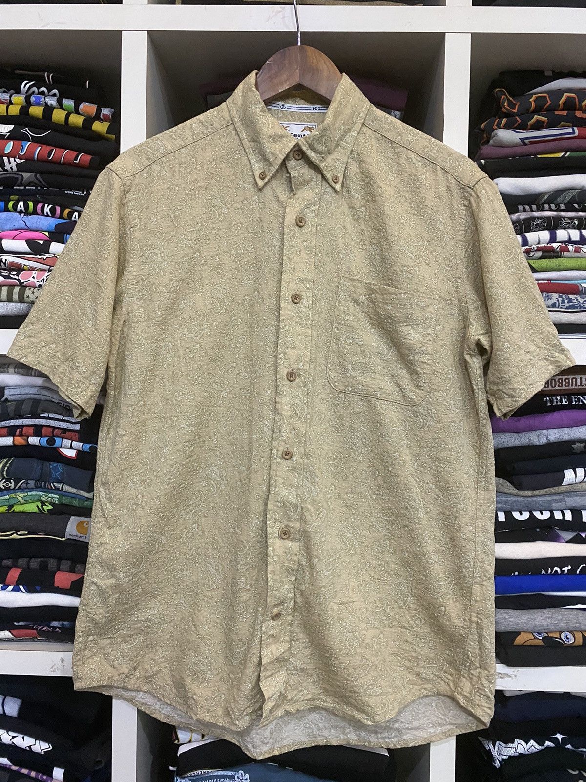 Kent & Curwen Kent Bandana Button Shirt Size US M / EU 48-50 / 2 - 2 Thumbnail