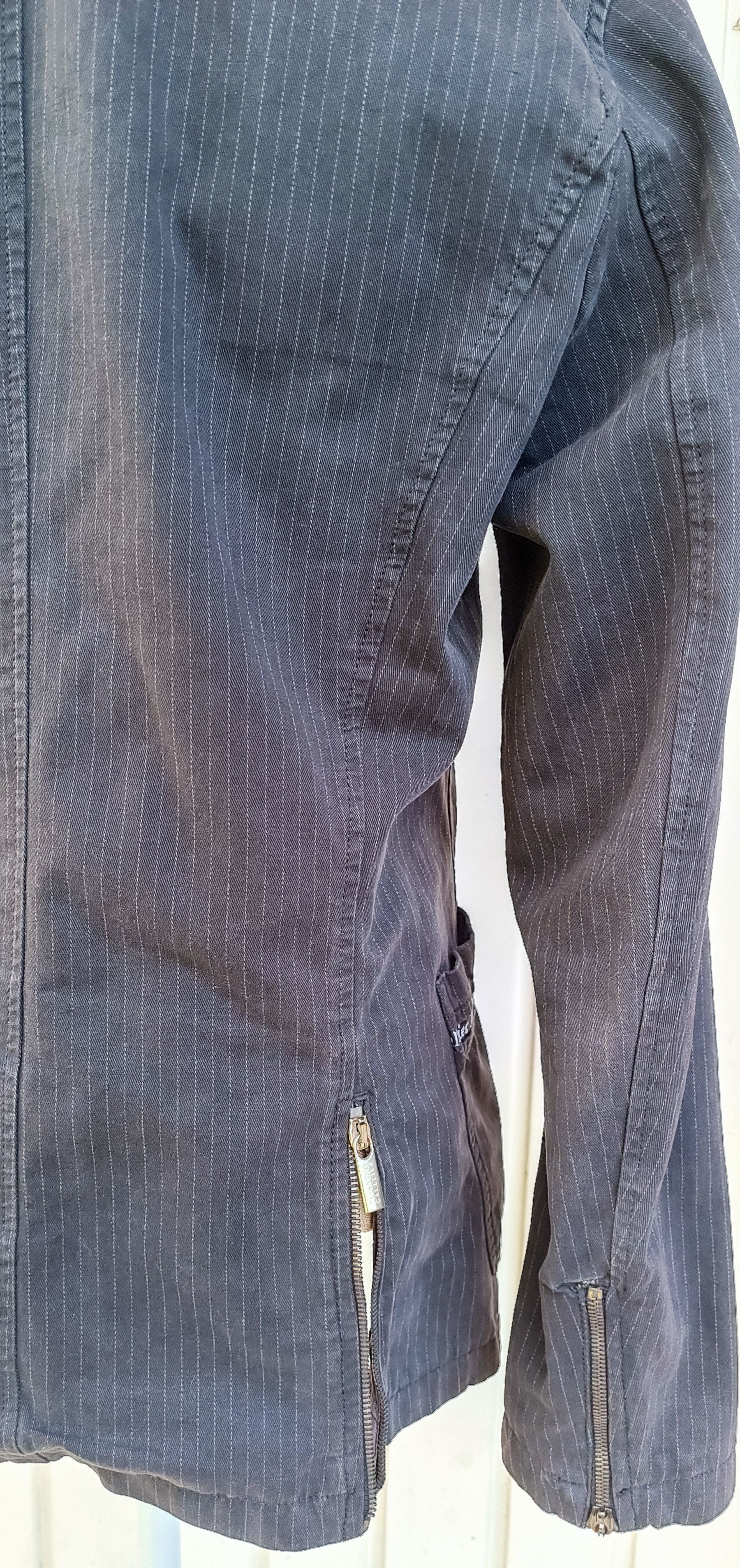 Jean Paul Gaultier Striped gray cotton jacket Size US S / EU 44-46 / 1 - 25 Thumbnail