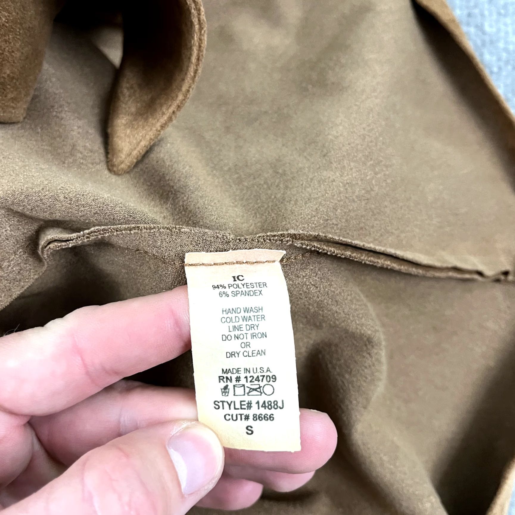 Vintage IC by CONNIE K Jacket Womens Small Brown Faux Suede Swing Asymmetric 1 Button Jacket Womens Small Brown Faux Suede Swing Asymmetric 1 Button Size S / US 4 / IT 40 - 6 Thumbnail
