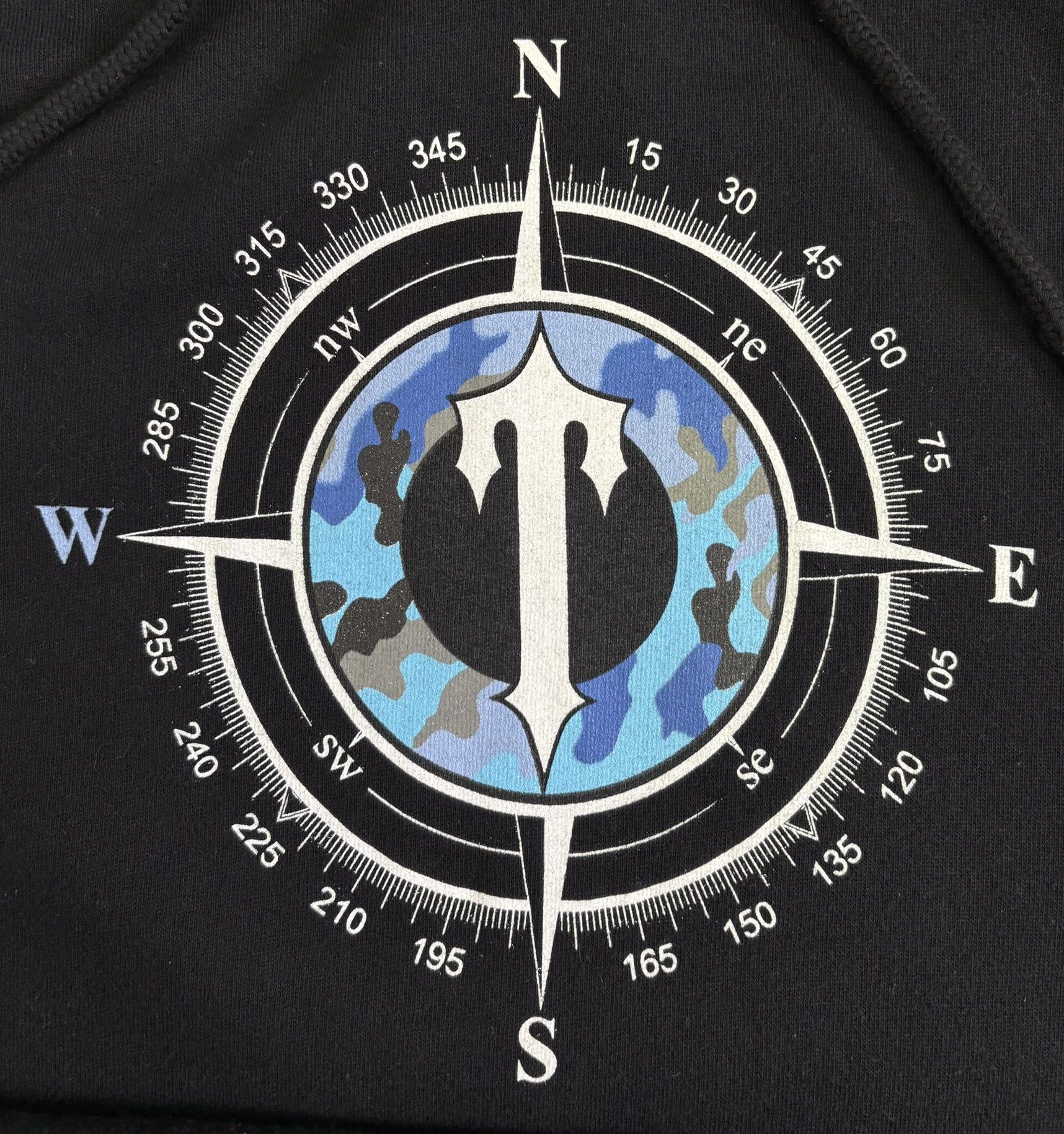 Trapstar London Trapstar Compass Black Hoodie Size XL Size US XL / EU 56 / 4 - 7 Thumbnail