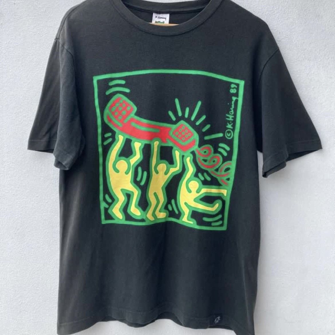 Keith Haring 🇯🇵 VINTAGE KEITH HARING POP ART TSHIRT Size US M / EU 48-50 / 2 - 2 Thumbnail