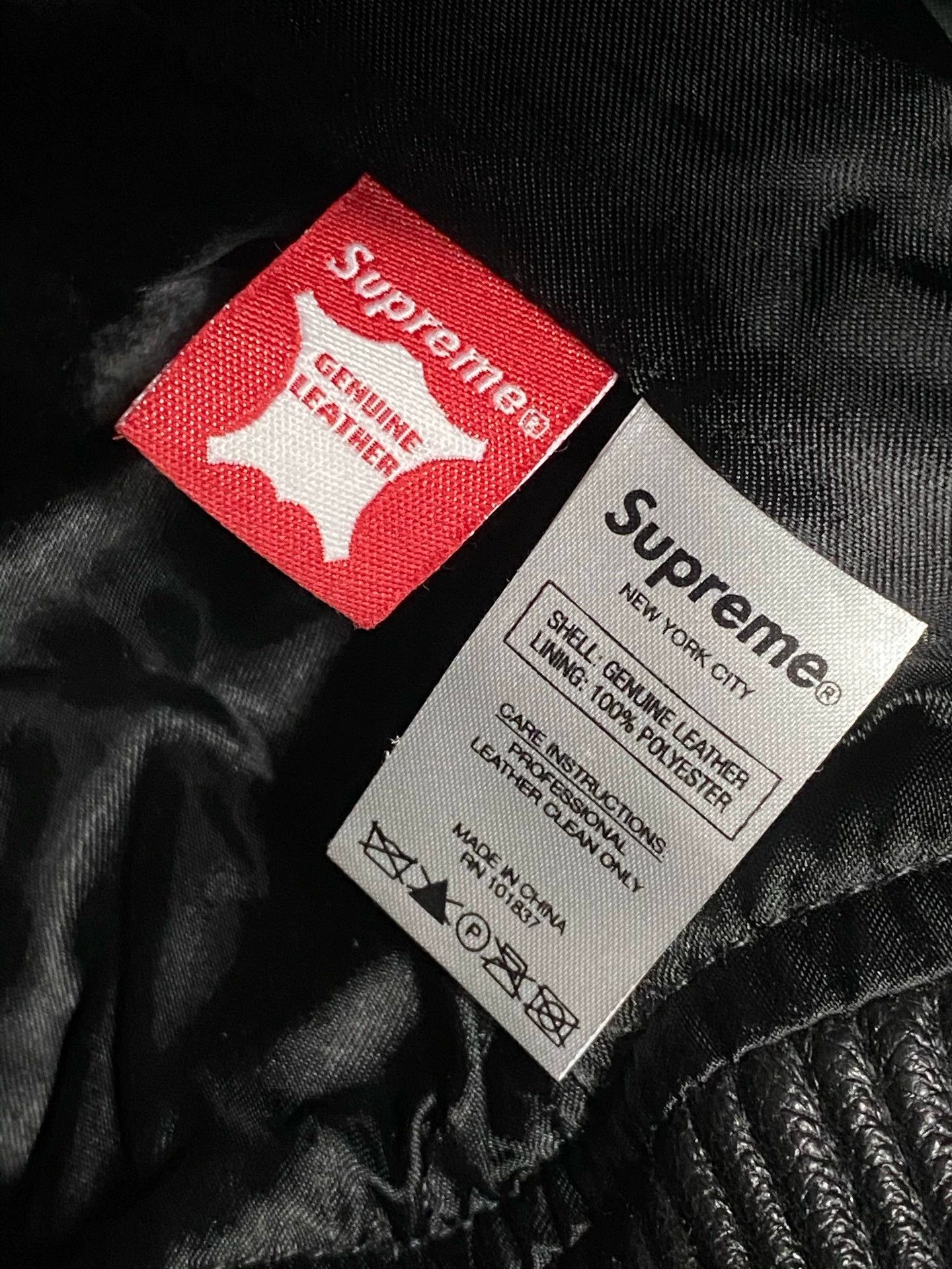 Supreme Supreme Skull Leather Baseball Jkt Size S Unworn Size US S / EU 44-46 / 1 - 8 Thumbnail