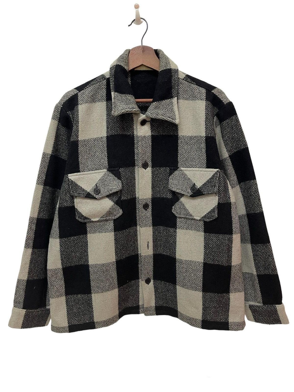 Vintage ☠️DEVILOCK TARTAN WOOL JACKET PUNK SPIRITS Size US M / EU 48-50 / 2 - 1 Thumbnail