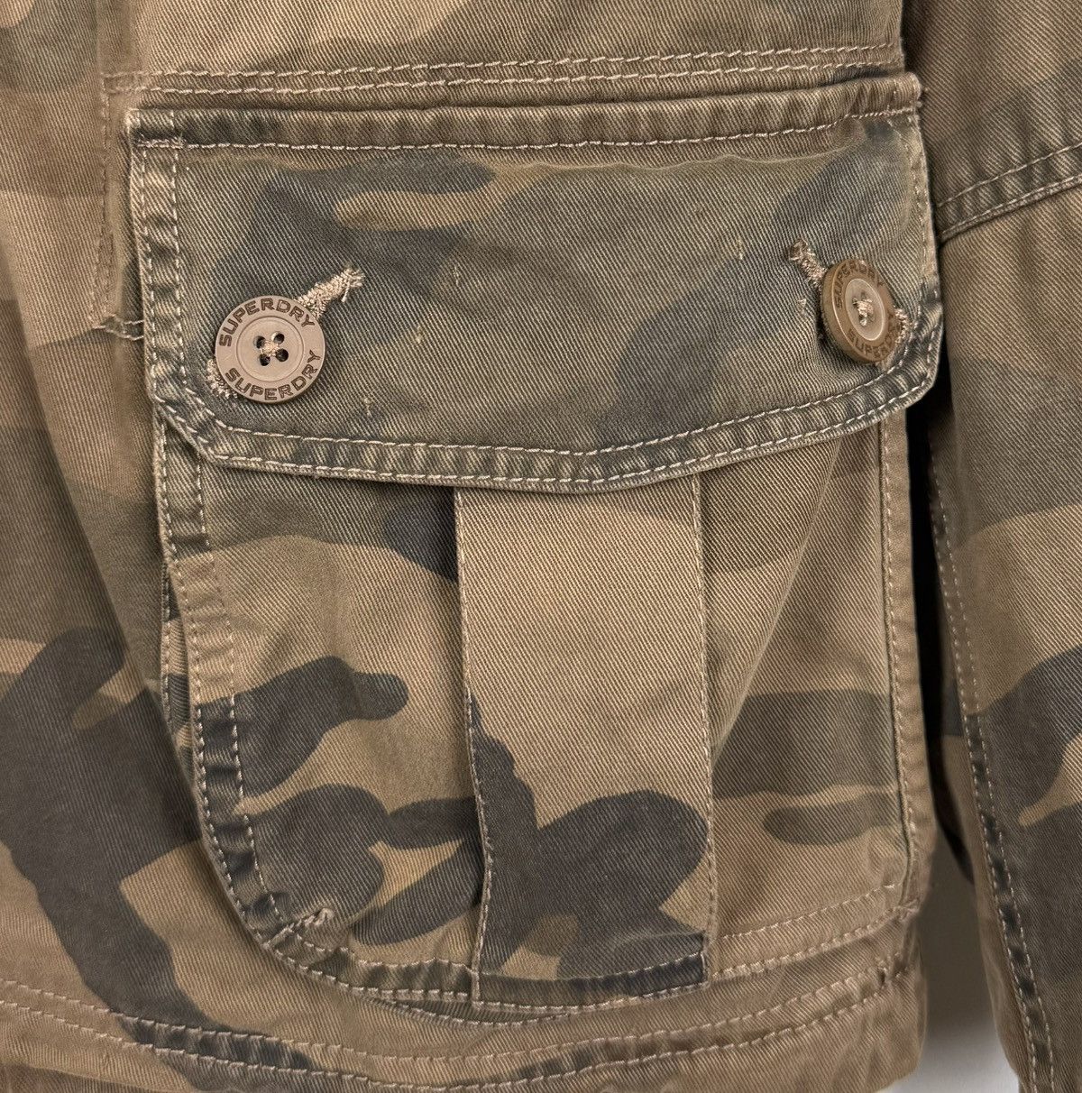 Superdry Superdry Regiment M65 Camouflage Military Jacket Field Top Size US L / EU 52-54 / 3 - 9 Thumbnail