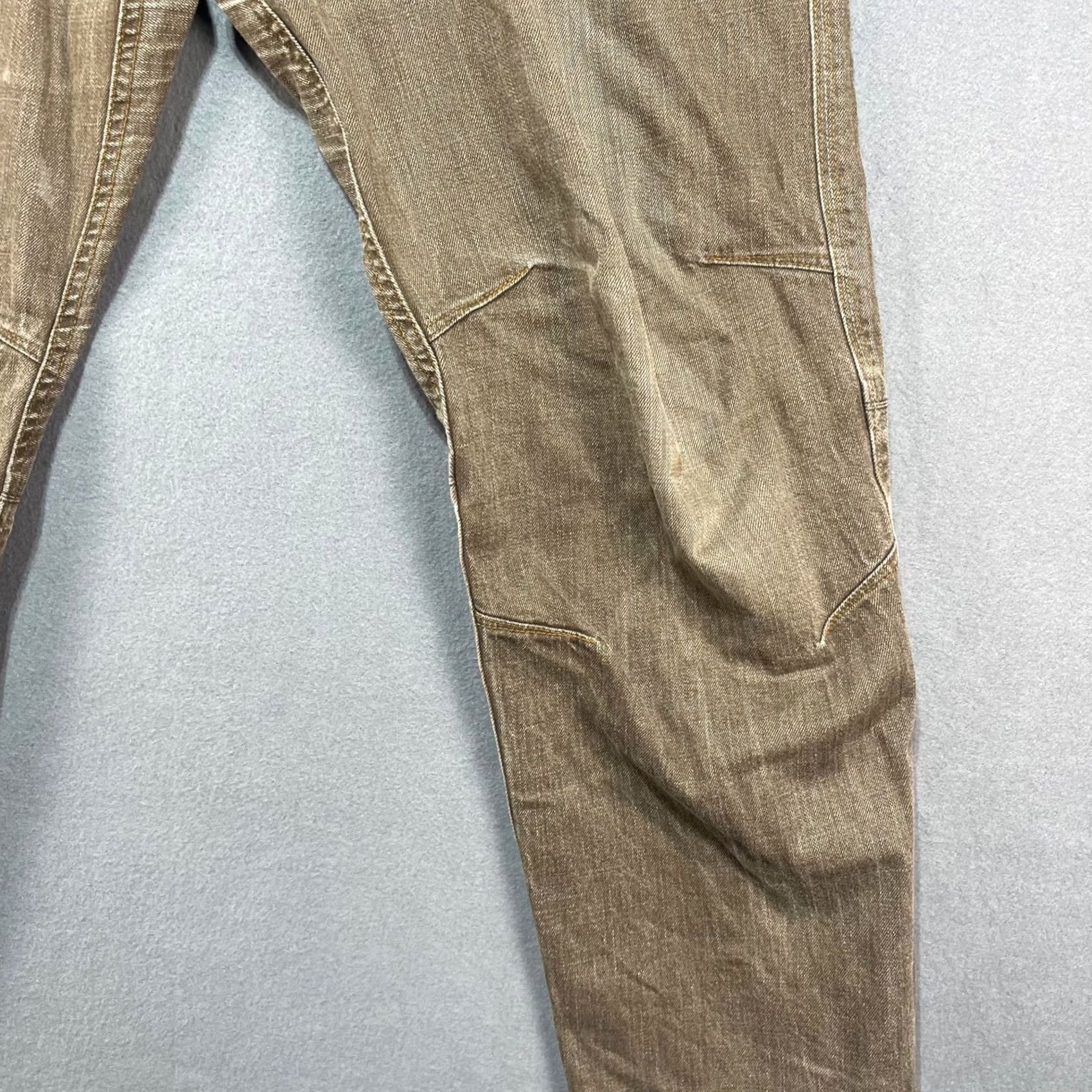 Denime Kuhl Riot Jeans Denim Pants Men's 36x30 Beige Vintage 90s Grunge Straight 5-Pocket Regular Shopwear Pants Men Size US 36 / EU 52 - 6 Thumbnail