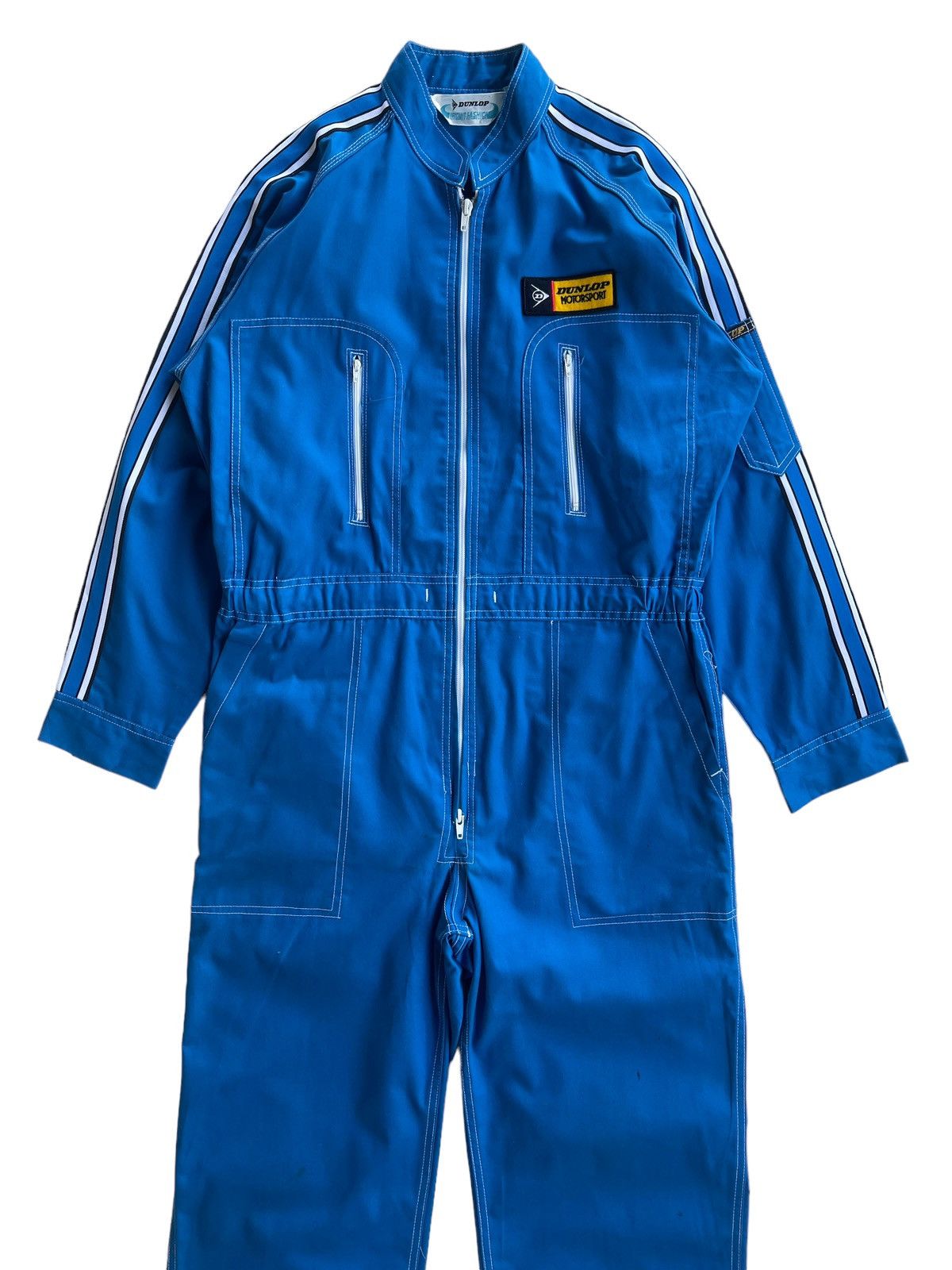 Dunlop Vintage Dunlop Motorsport Racing Tsunagi Jumpsuit Coverall Size US L / EU 52-54 / 3 - 1 Thumbnail
