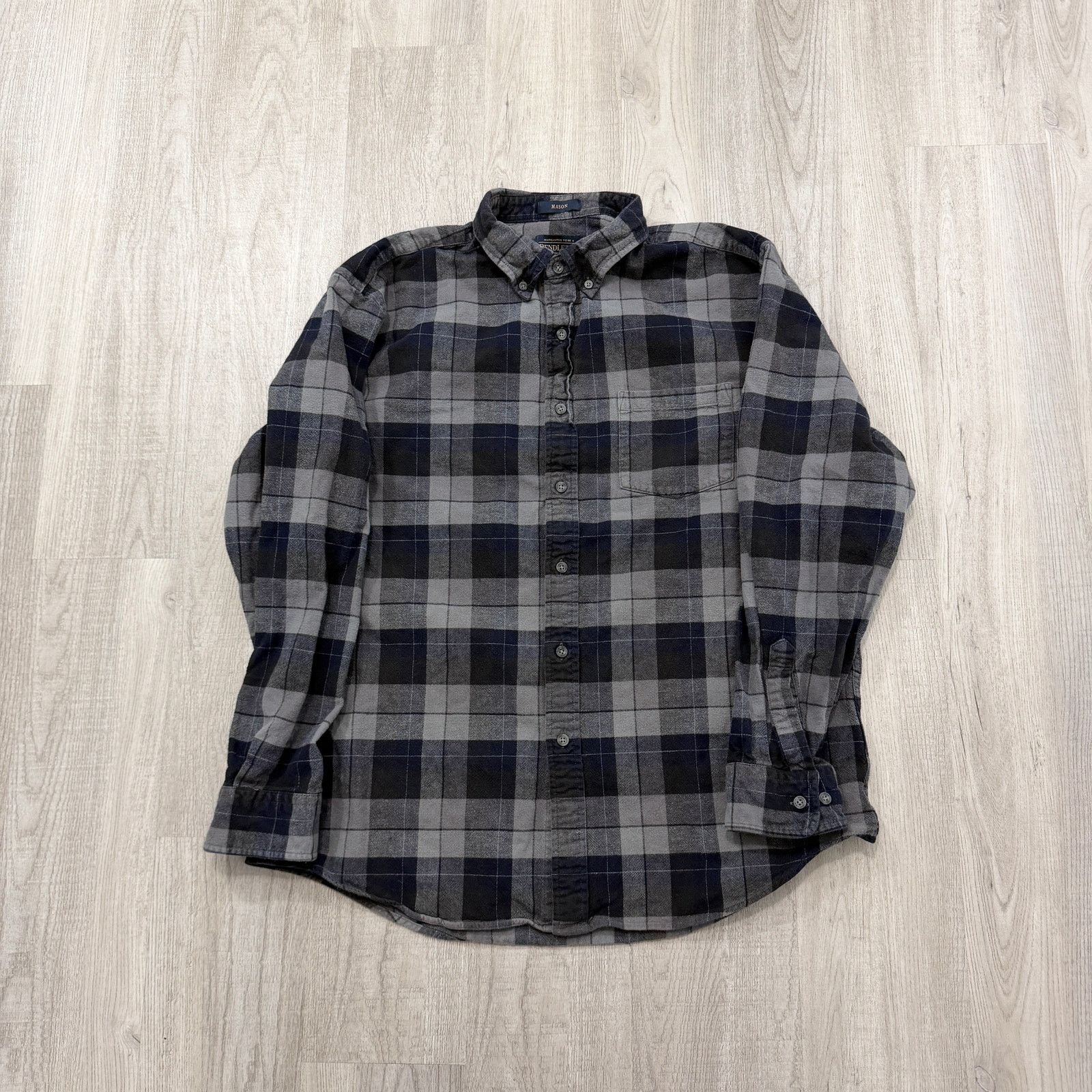 Pendleton Pendleton Mason Flannel Shirt Men's Extra Large Blue Gray Size US XL / EU 56 / 4 - 1 Thumbnail