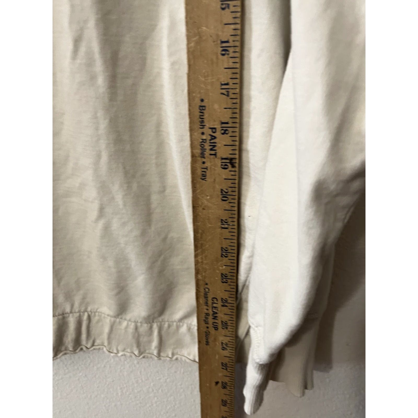 Vintage VINTAGE Aerie Women's Hoodie Pullover Oversized Ivory No Drawstring Activewear Small Size S / US 4 / IT 40 - 4 Thumbnail