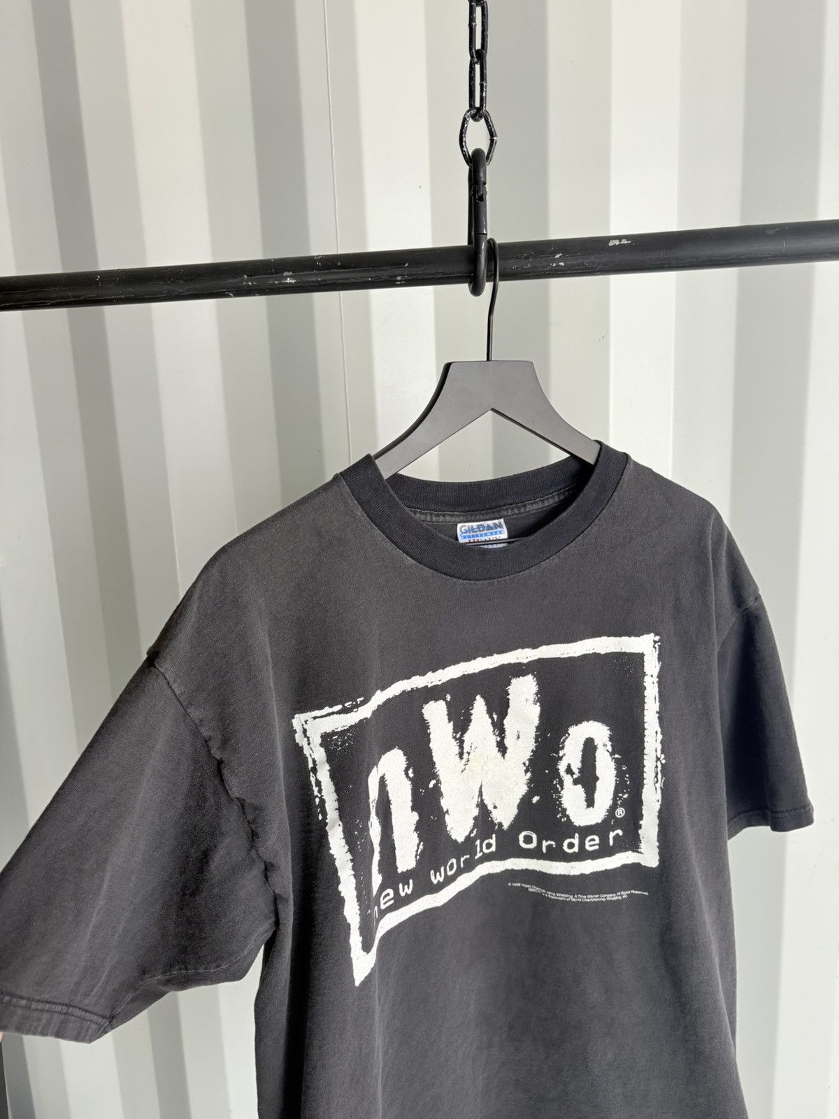 Vintage Thrashed NWO Broken Bones Faded Distressed Shirt ERD GRUNGE Size US XL / EU 56 / 4 - 3 Thumbnail