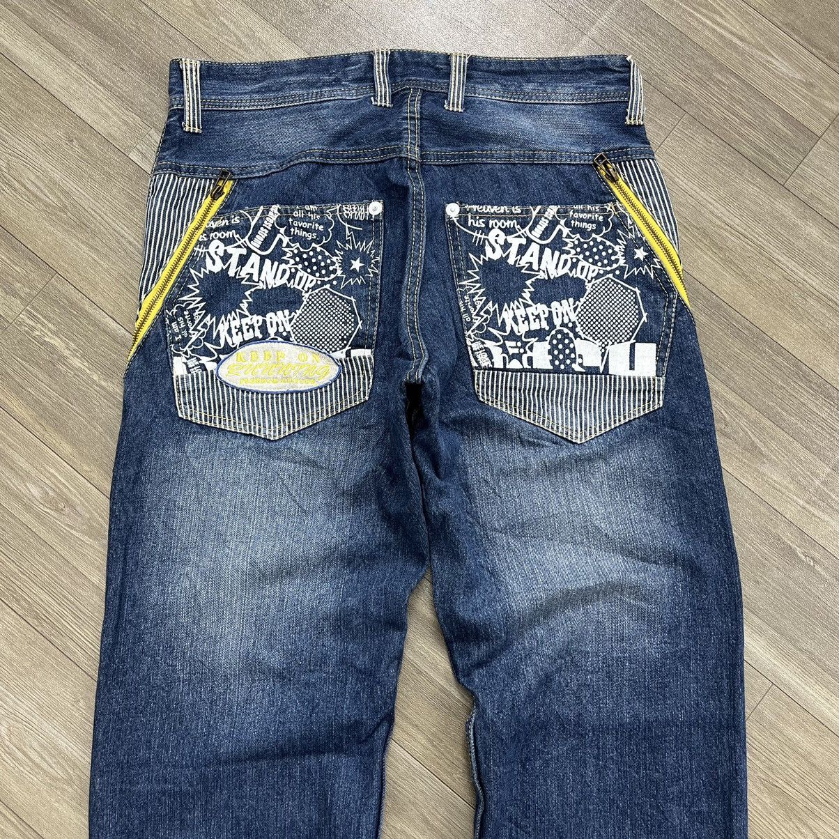 If Six Was Nine × Japanese Brand × Le Grande Bleu (L.G.B.) Vintage Jack Serika Multi Zipper Jeans Size US 30 / EU 46 - 2 Thumbnail