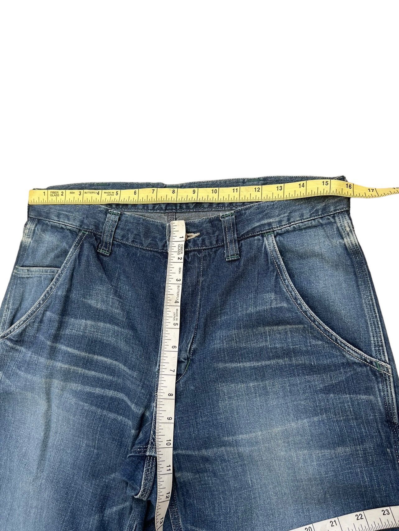 Blue Blue Japan BLUE BLUE Made in Japan Indigo Denim Workwear Pant Size US 30 / EU 46 - 3 Thumbnail