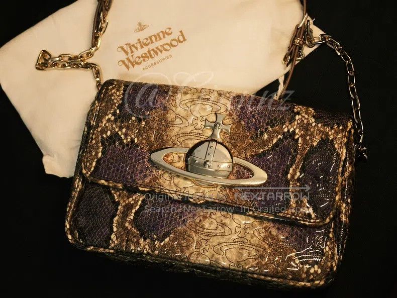 Vivienne Westwood Vivienne Westwood size os Vintage Snake Pattern Purple Gold Size ONE SIZE - 1 Thumbnail