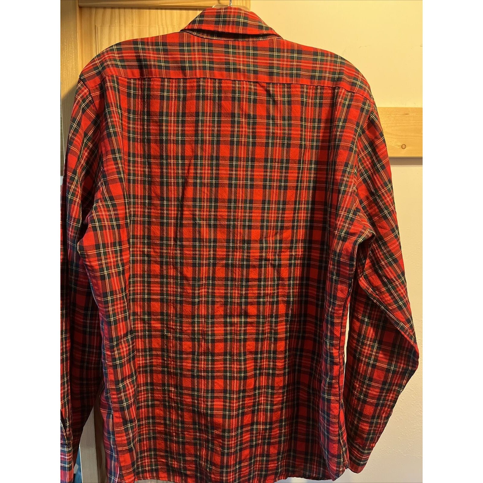 Pendleton Pendleton Men’s L Red Check Long Sleeve Button Up Wool Shirt Size US L / EU 52-54 / 3 - 10 Thumbnail