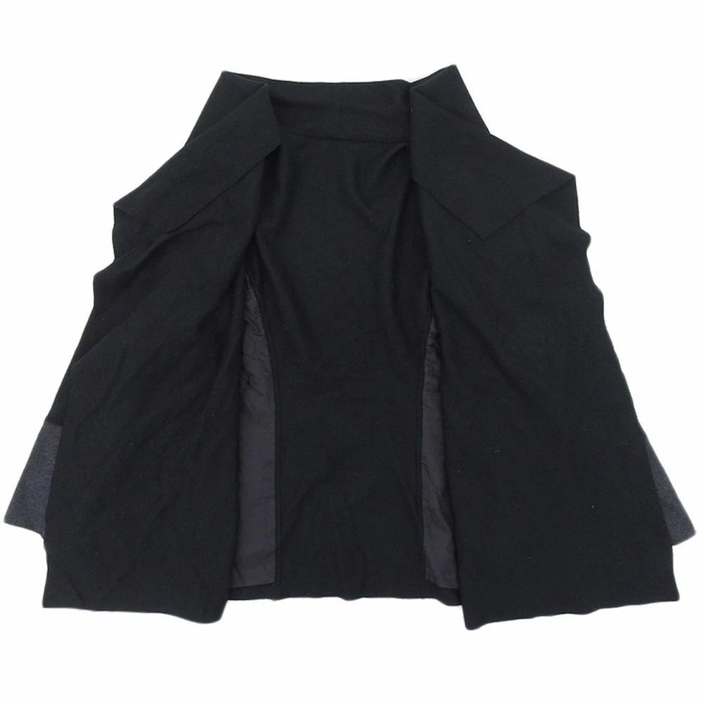 Yohji Yamamoto Yohji Yamamoto Wool Bicolor Sleeve Modified Gown Jacket Size US S / EU 44-46 / 1 - 3 Thumbnail
