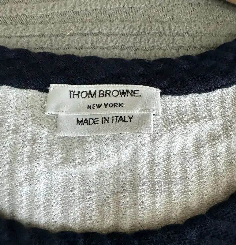 Thom Browne Thom Browne White Cotton Women's T-Shirt . Size S / US 4 / IT 40 - 3 Thumbnail