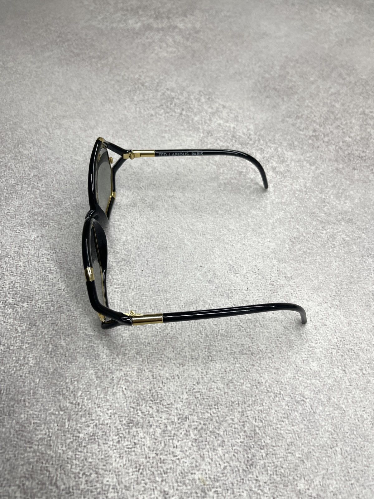 TED LAPIDUS Ted Lapidus Paris 1970 Black Gold Sunglasses Tom Ford Style Size ONE SIZE - 15 Thumbnail