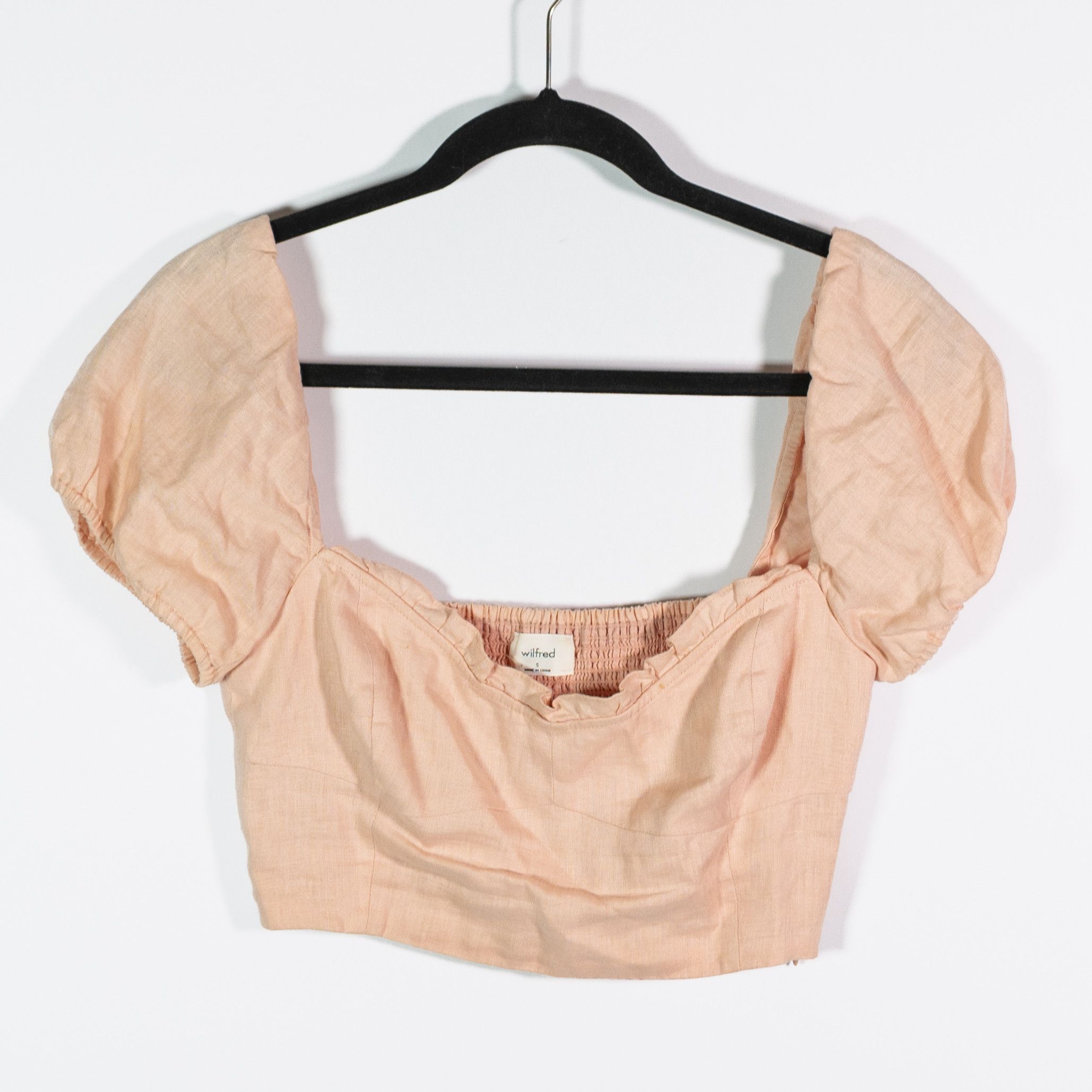 Aritzia Wilfred Aritzia Wander Linen Bustier Puff Size S / US 4 / IT 40 - 1 Thumbnail