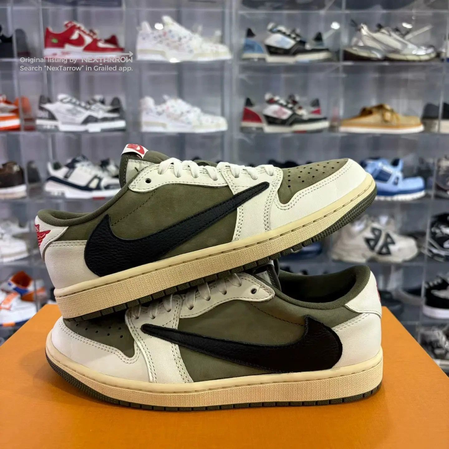 Ts X Nike Aj1 8.0 40.5 Mint Original Box & Accs, Men's (Size 7.5) — image 3 of 6