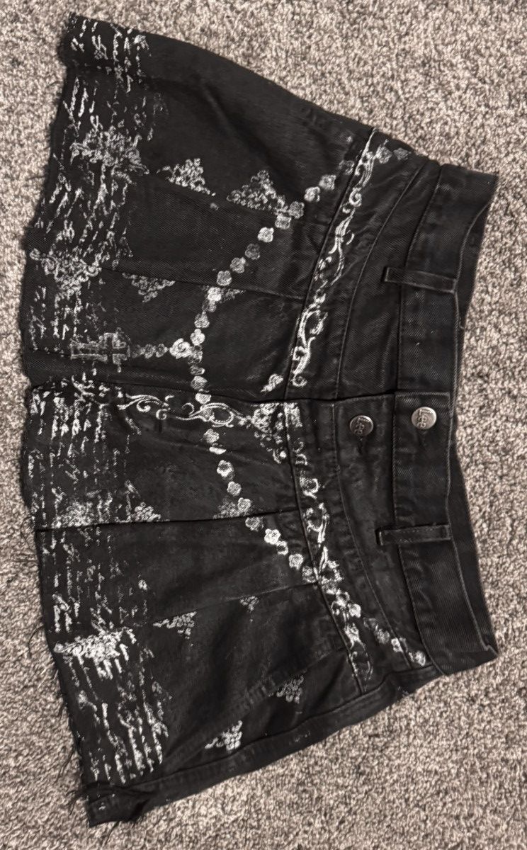 Other stamped and waxed skirt/leg warmer set Size 32" / US 10 / IT 46 - 3 Thumbnail