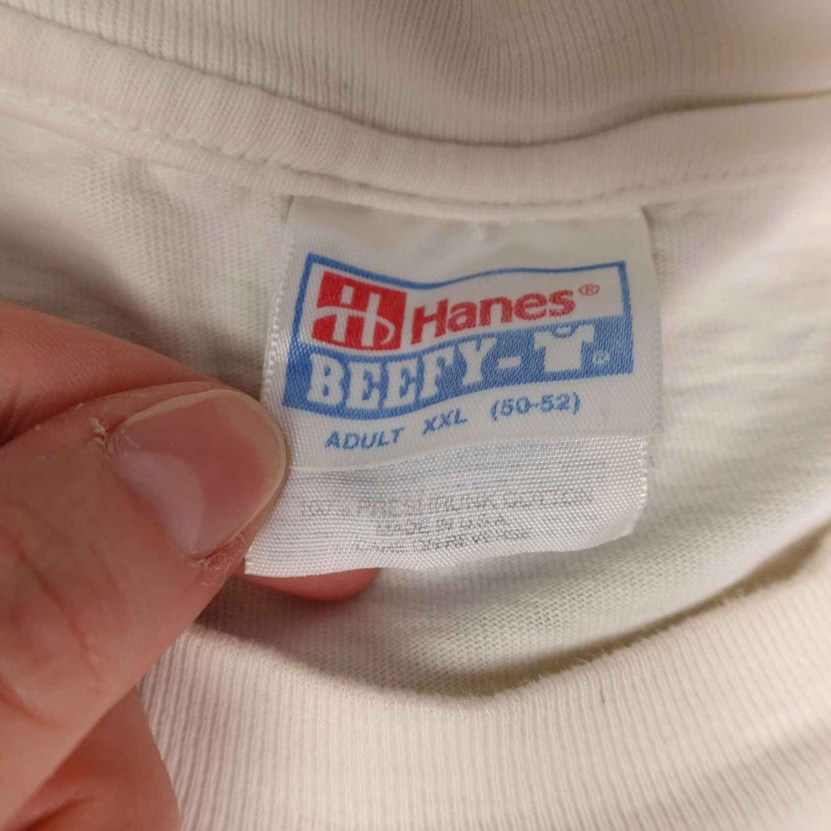 Hanes VINTAGE Grateful Dead Shirt Mens 2XL White Hanes Summer Tour 1995 Turtle Graphic Shirt Size US XXL / EU 58 / 5 - 2 Thumbnail
