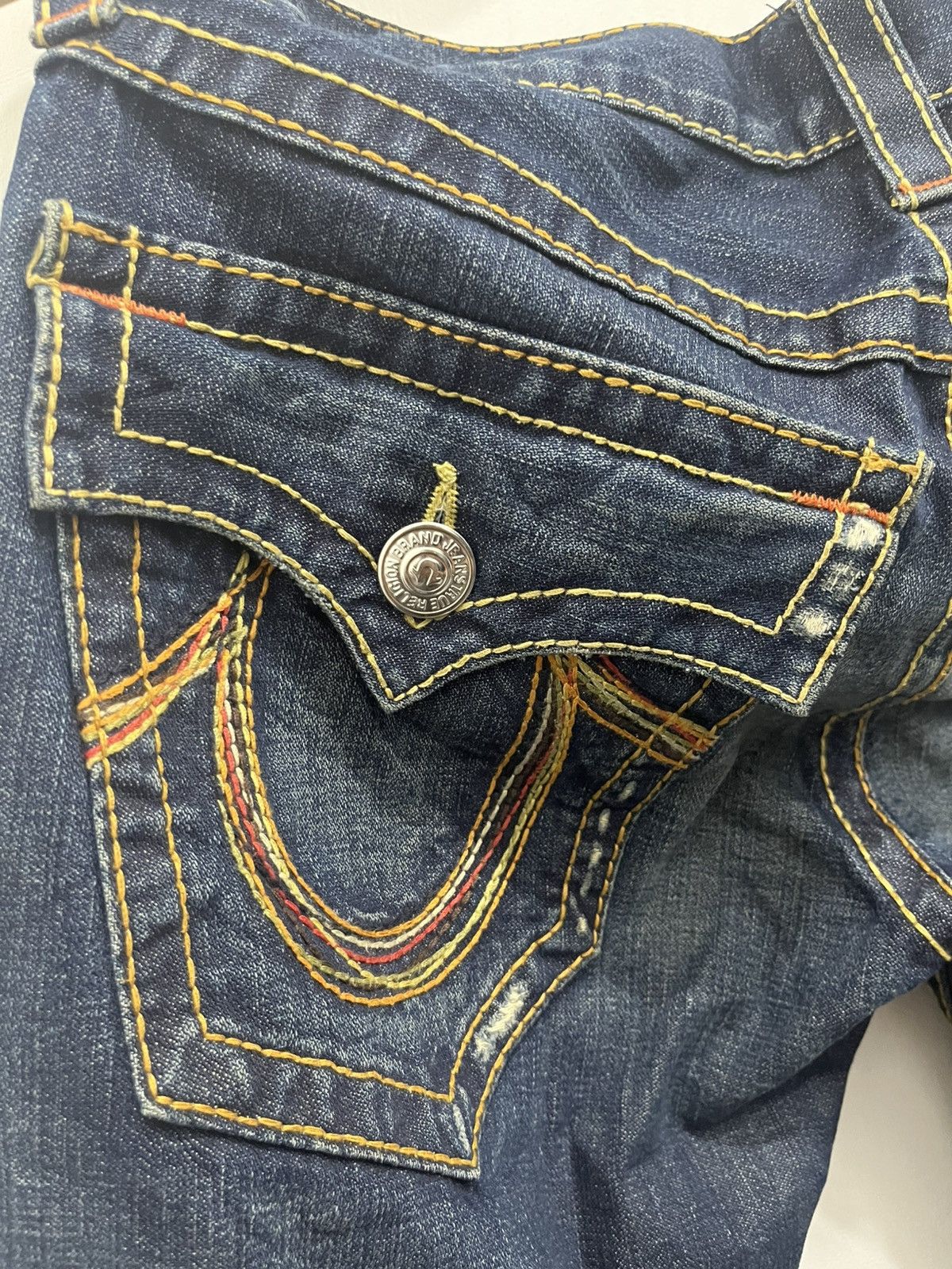 True Religion True Religion Blue Jeans Section Rainbow Joey Size US 34 / EU 50 - 11 Thumbnail