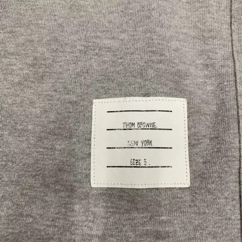 Thom Browne Thom browne Gray four-striped sweatshirt 2504-Nextarrow Size US XXL / EU 58 / 5 - 8 Thumbnail