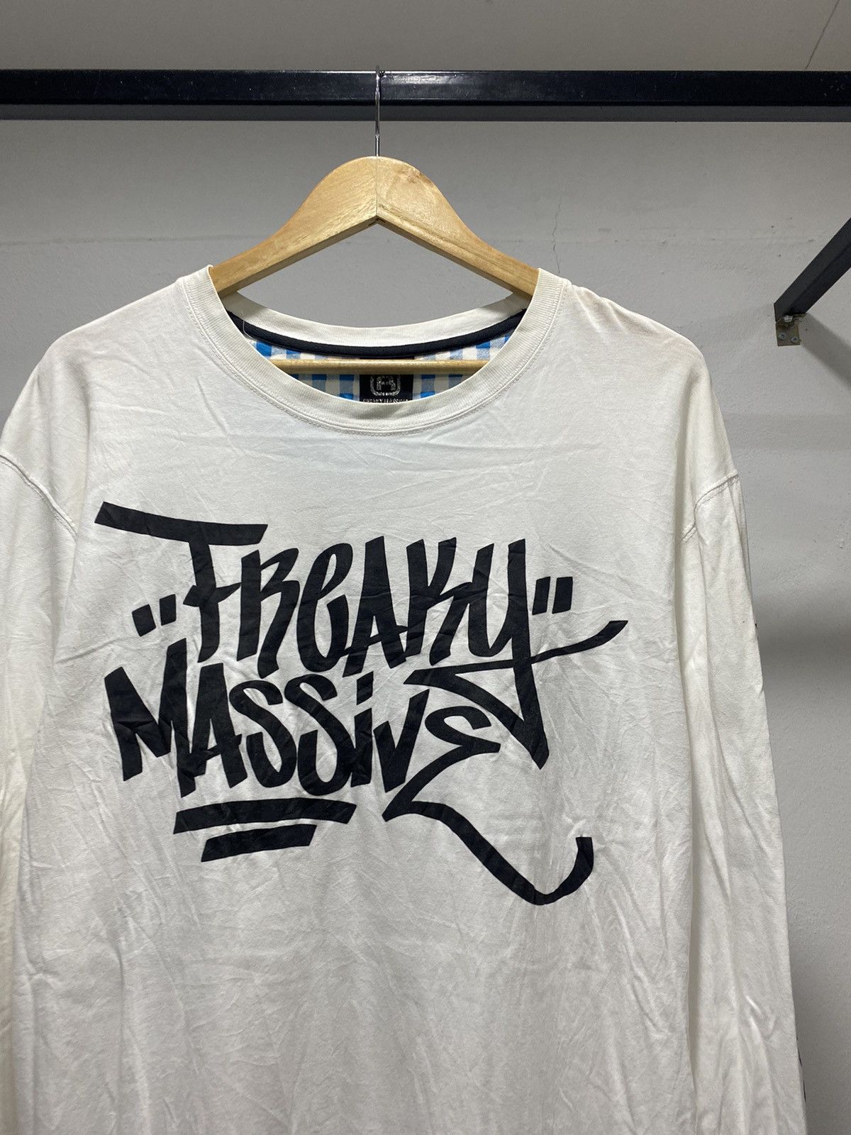 Hysteric Glamour × Japanese Brand × Le Grande Bleu (L.G.B.) Sick☠️ Treaky y2k Poem Ls Tshirt Graffiti Punk Lgb Hysteric Size US L / EU 52-54 / 3 - 6 Thumbnail