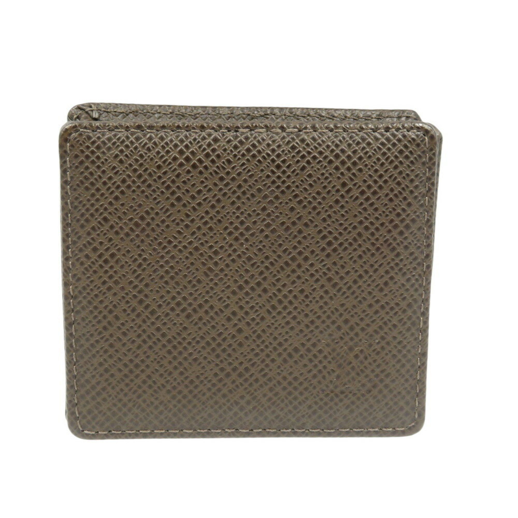 Louis Vuitton Taiga Portemonnay Boite M30388 Grisli Coin Case Purse 1057Louis Vuitton in Grizzly, Women's