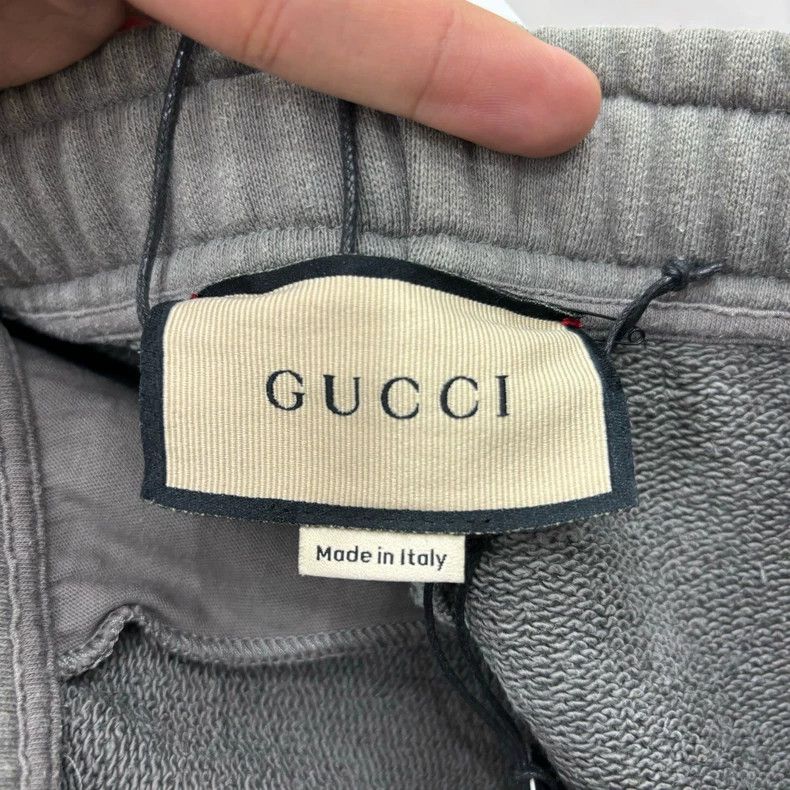 Gucci Gucci Size XS Double G String Logo Striped Drawstring Casu Size US 27 - 5 Thumbnail